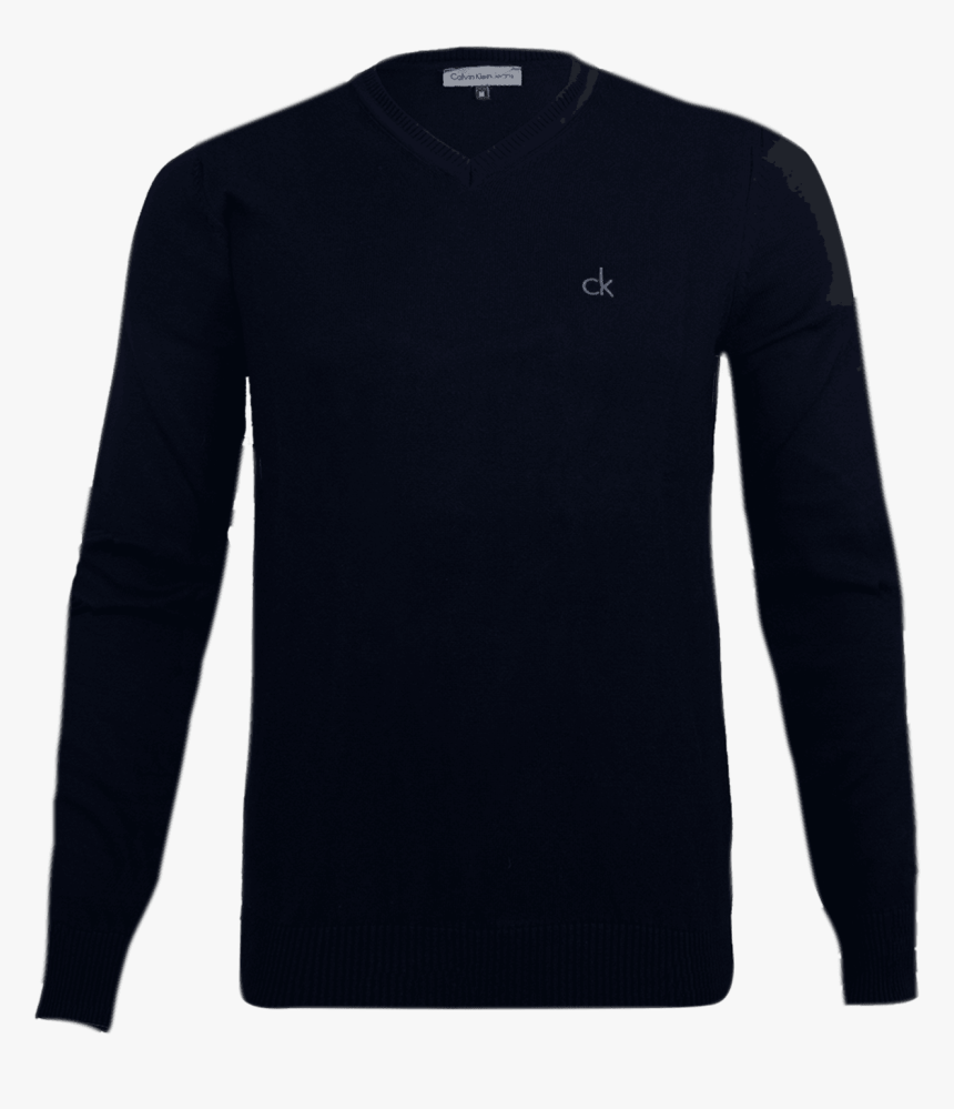 Calvin Klein Jumper V-neck Black - Badger B Core Ladies 1 4 Zip Black, HD Png Download, Free Download