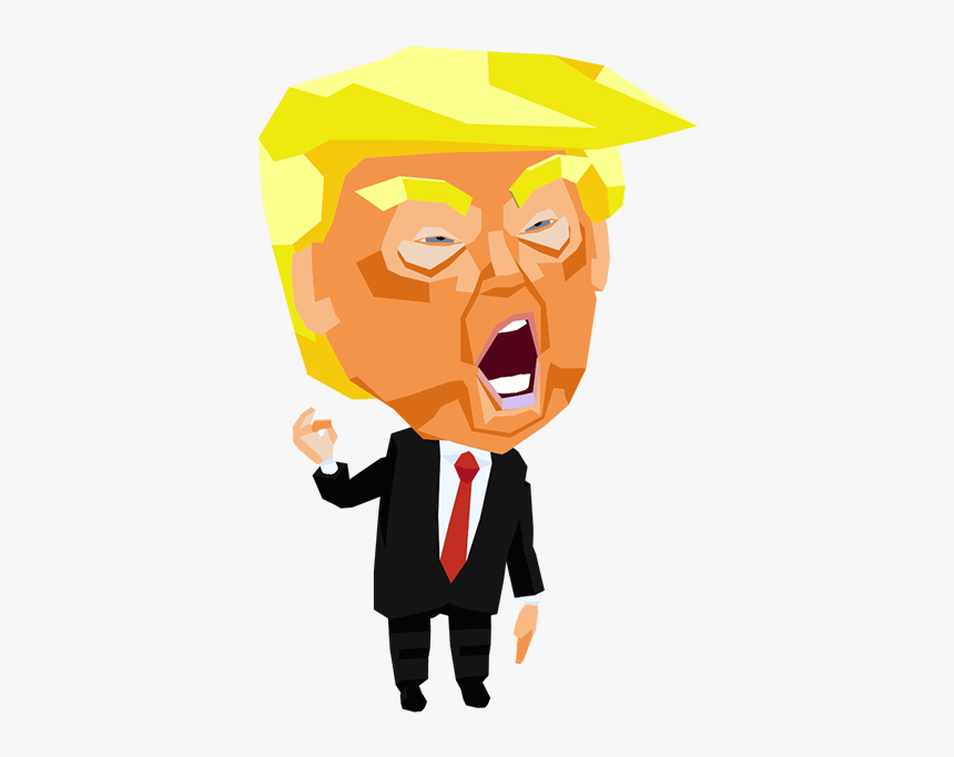 Donald Trump Caricature - Cartoon, HD Png Download, Free Download