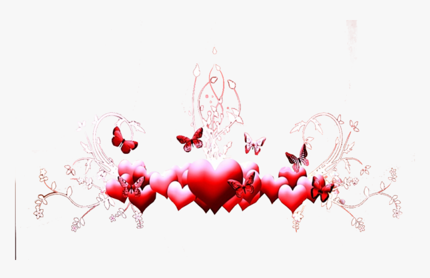 Happy Valentines Day Butterflies, HD Png Download, Free Download