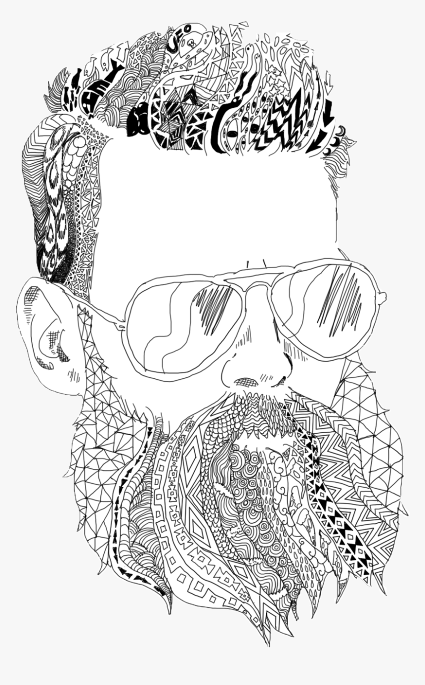 Transparent Hipster Beard Png - Illustration, Png Download, Free Download