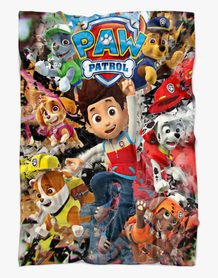Paw Patrol Fleece Blanket Seizure Colorful Blanket - Animal Figure, HD Png Download, Free Download