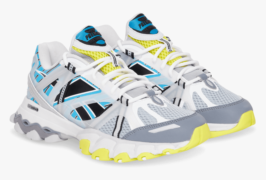 Dmx Trail Sh, White/calblu, Hi-res - Sneakers, HD Png Download, Free Download