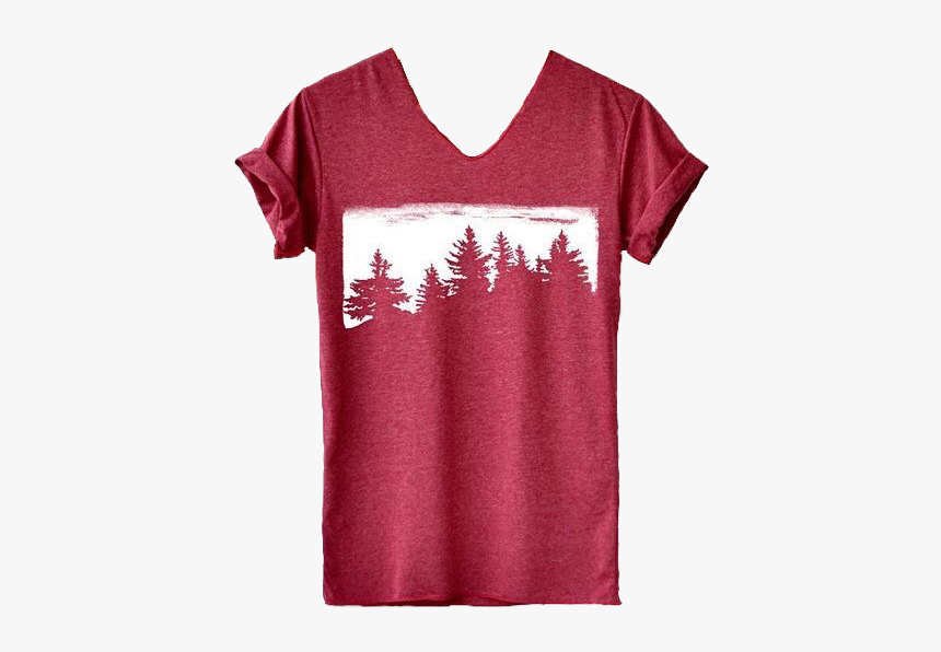 #shirt #red #forrest #cute #aesthetic #pngs #png #lovely - Flamingo, Transparent Png, Free Download