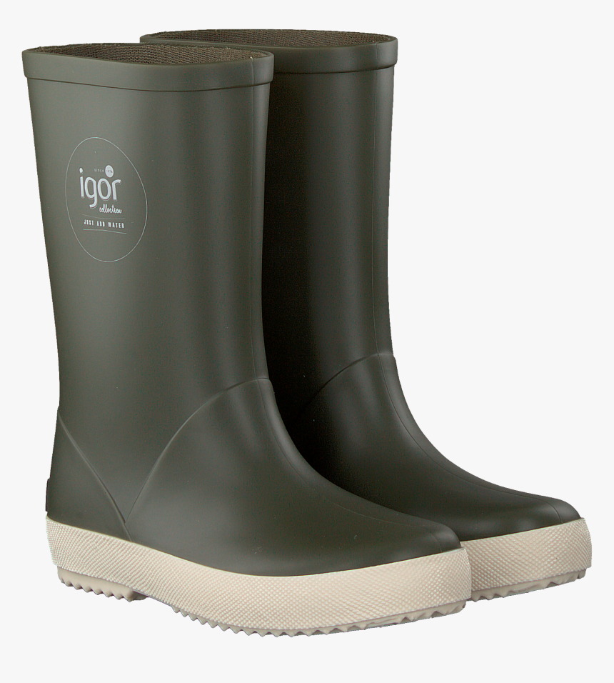Green Igor Rain Boots Splash Nautico - Work Boots, HD Png Download, Free Download
