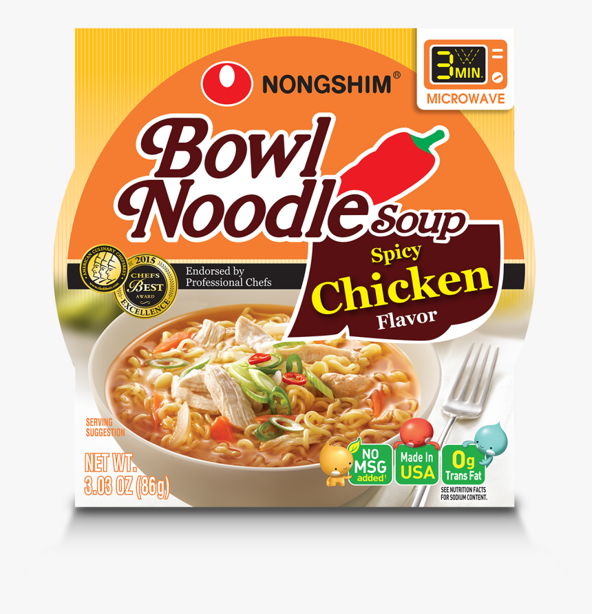 Spicy Chicken Ramen Bowl, HD Png Download, Free Download