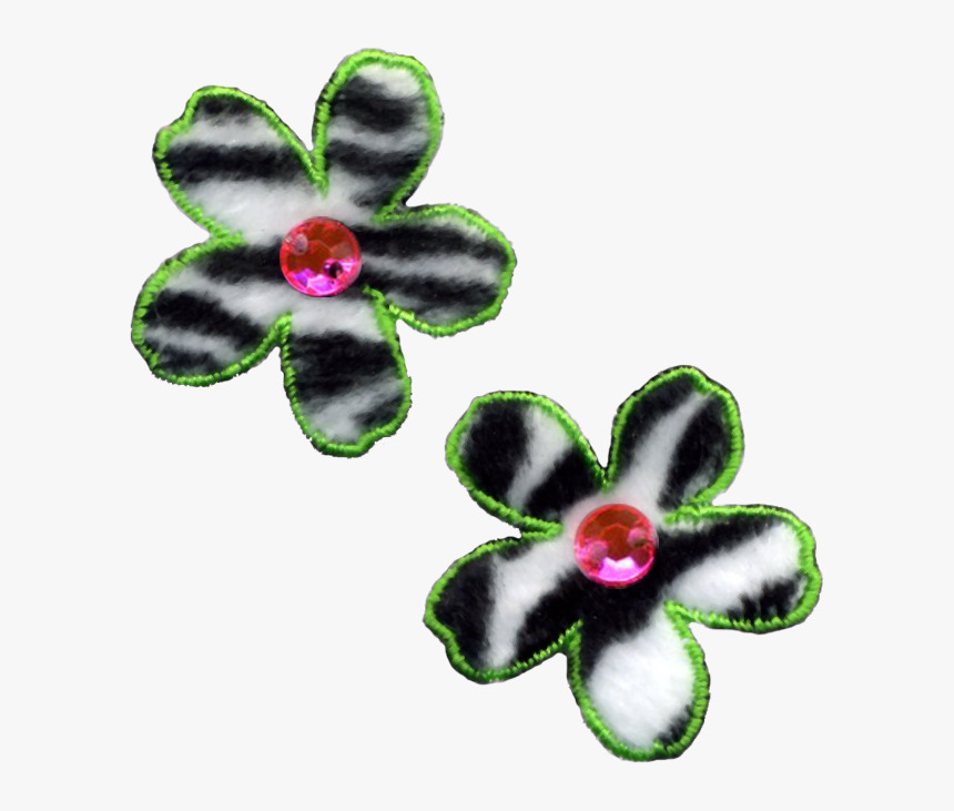 Zebra Print Flowers For Scrapbooking Png - Artificial Flower, Transparent Png, Free Download