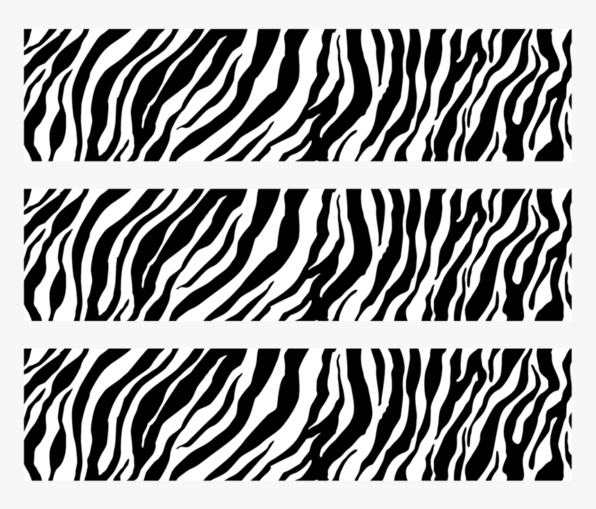 Zebra Print Strips Png, Transparent Png, Free Download