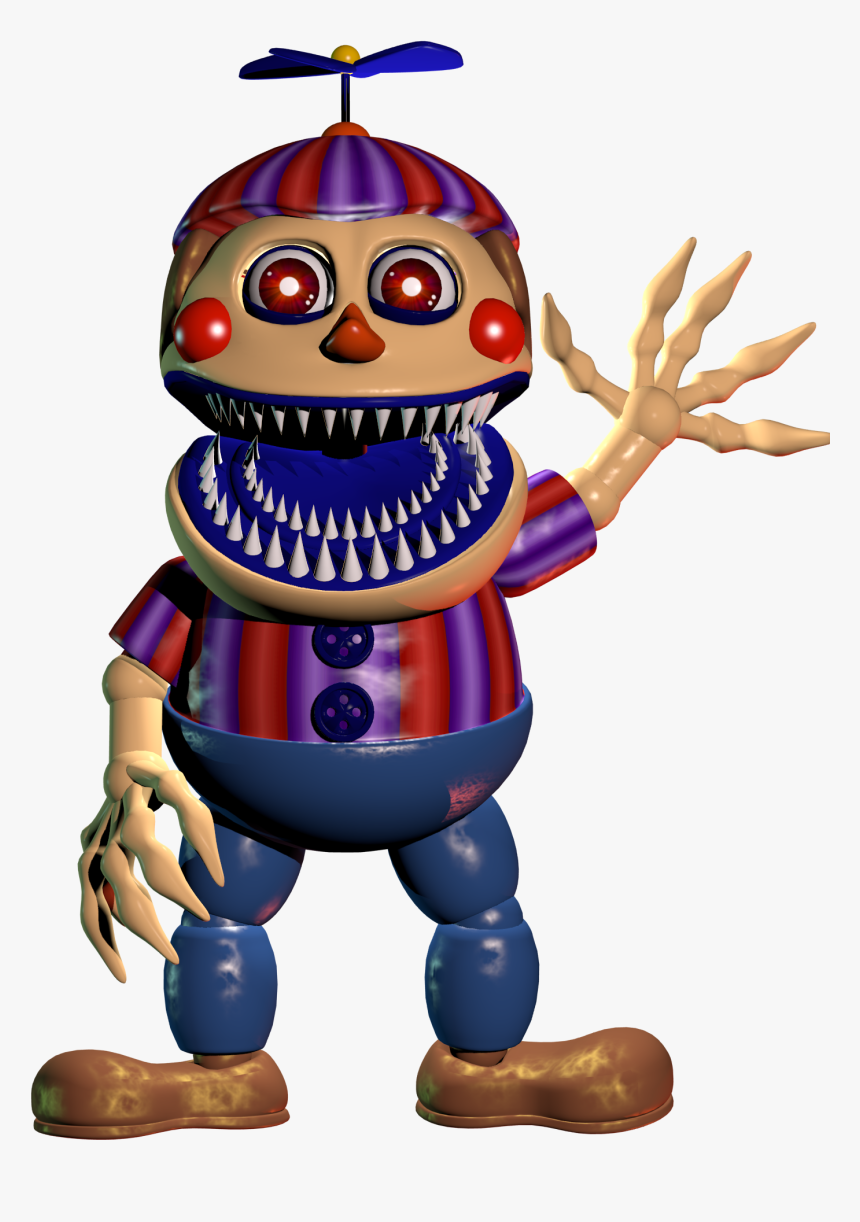 Renderif Nightmare Bb Was On The Thank You Image - Fnaf Nightmare Bb Coloring Page, HD Png Download, Free Download