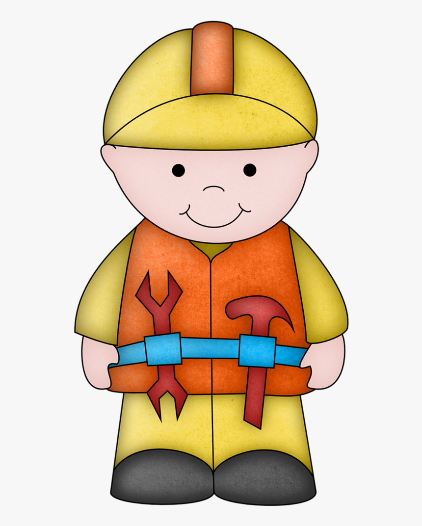 Construction Boys Png , Png Download - Construction Kid Clipart, Transparent Png, Free Download