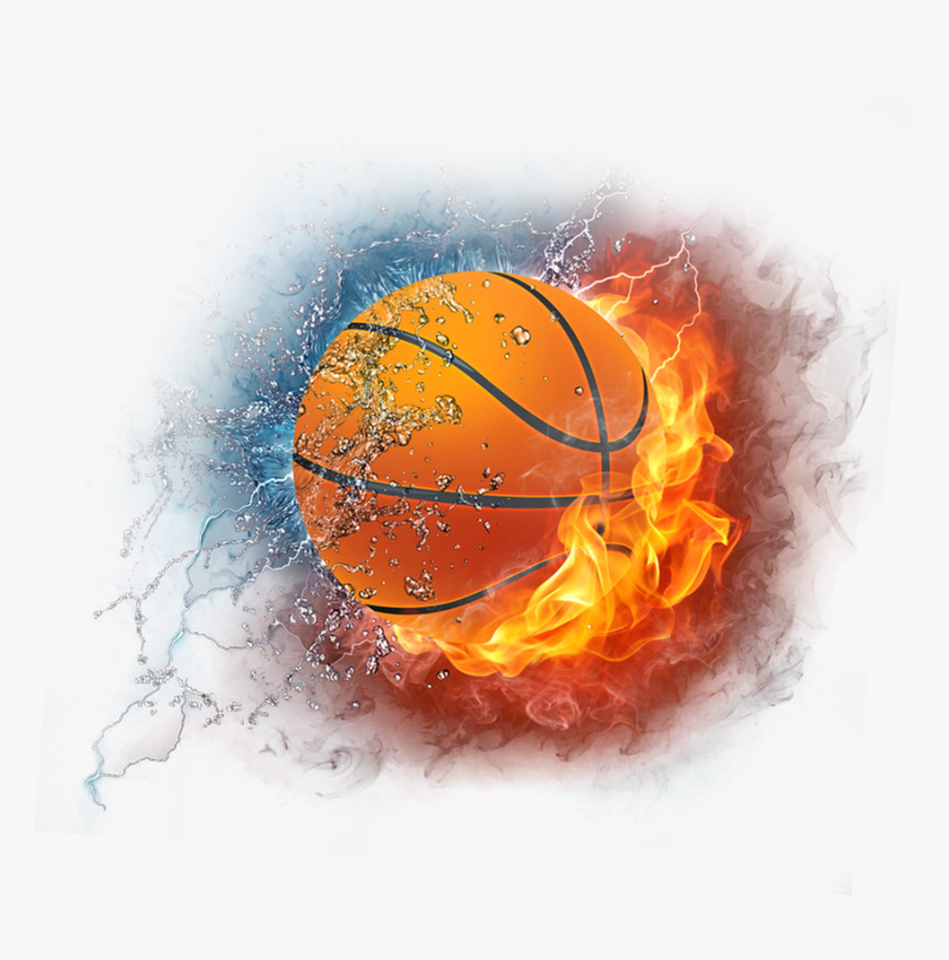 Basketball Ball Fire Png, Transparent Png, Free Download