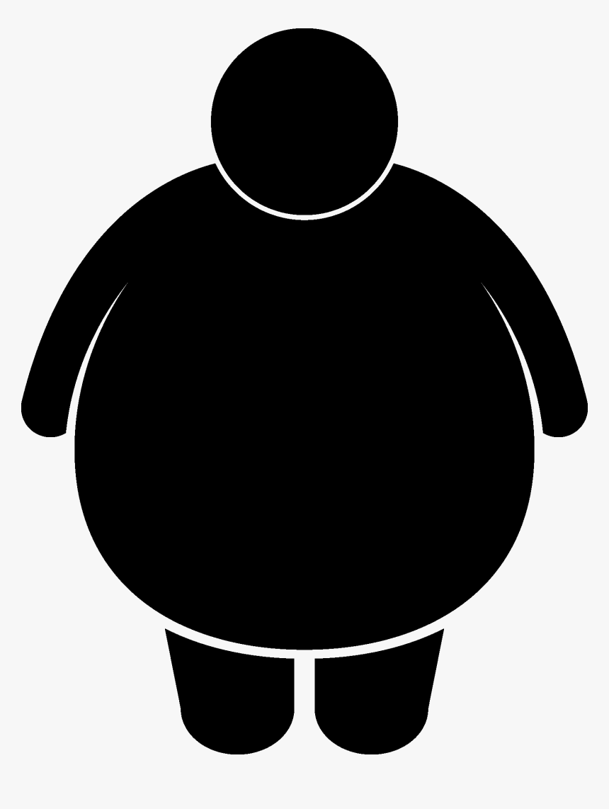 Thoughts Drawing Obesity - Obesity Clip Art, HD Png Download, Free Download