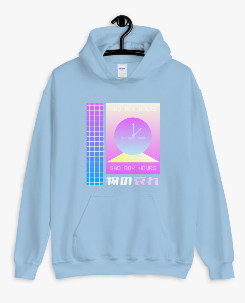 Japan Light Blue Hoodie, HD Png Download, Free Download