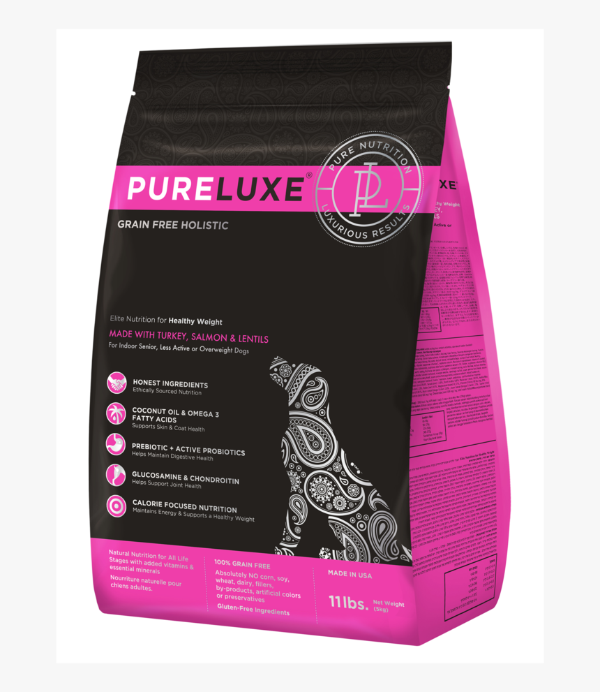 Healthy Weight Dog - Pureluxe Dog Food Indoor Turkey, HD Png Download, Free Download