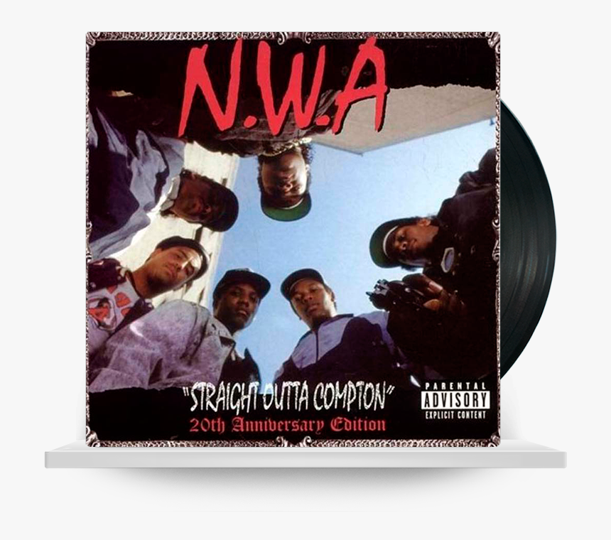 Nwa Straight Outta Compton Vinyl Album , Png Download - Nwa Straight Outta Compton 20th Anniversary Edition, Transparent Png, Free Download