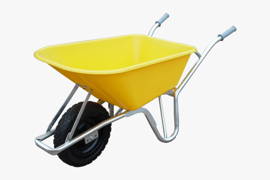 Wheel Barrow Yellow, HD Png Download, Free Download