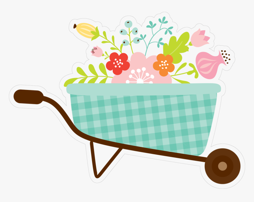 Wheelbarrow Print & Cut File - Design, HD Png Download, Free Download