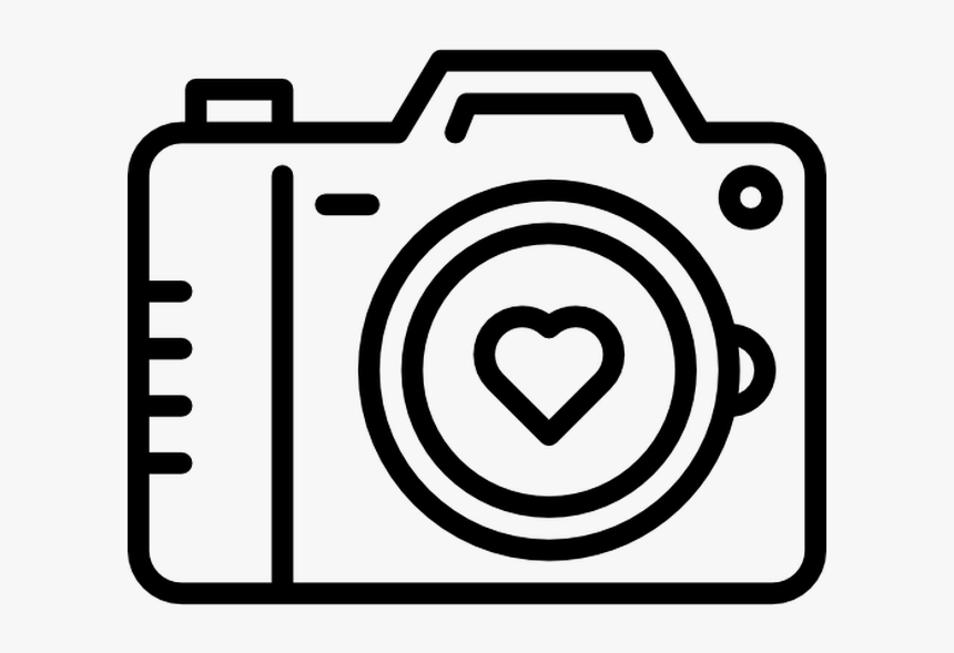Camera With Heart Icon Transparent, HD Png Download, Free Download
