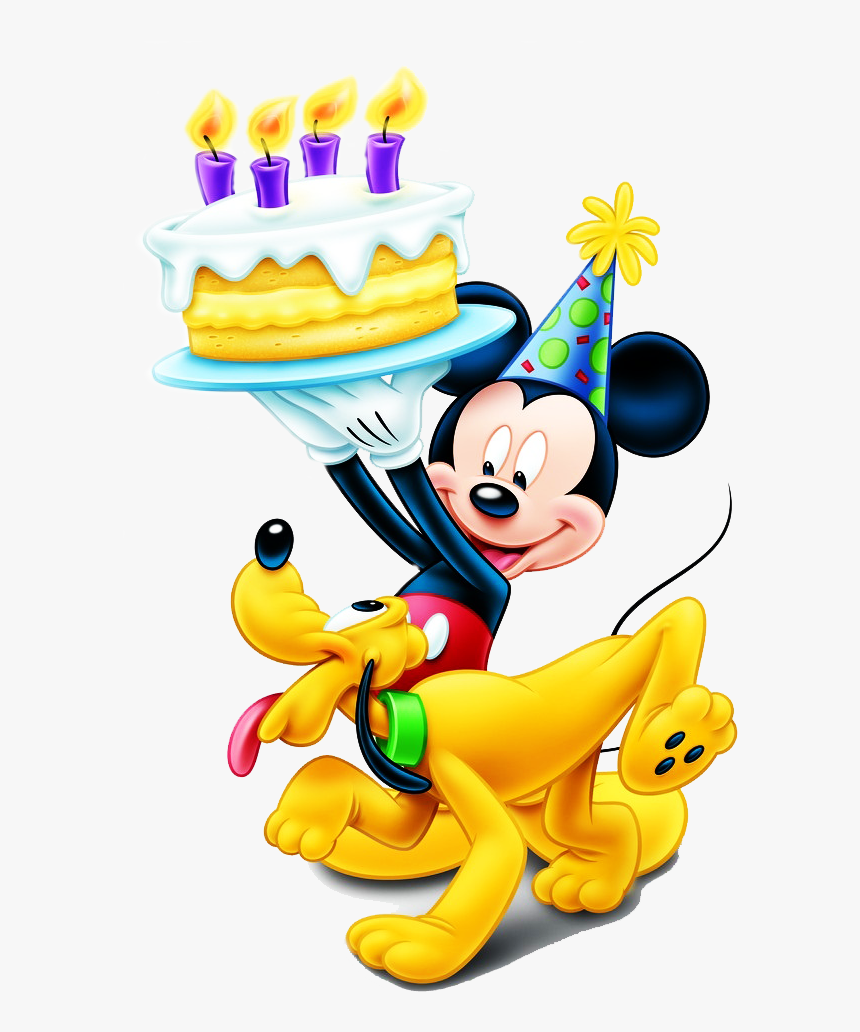 Birthday Mickey Mouse Background, HD Png Download, Free Download