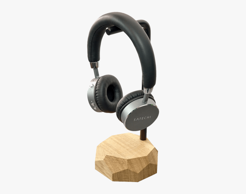 Oak Custom Wood Headphone Stand - Wooden Headphones Stands, HD Png Download, Free Download