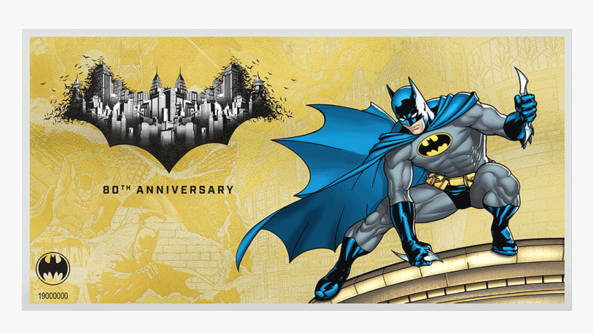 Ikniu619671 2 - Batman 80th Anniversary Niue, HD Png Download, Free Download