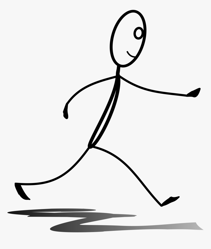 Al Big Image Png - Stick Figure Walking Clipart, Transparent Png, Free Download