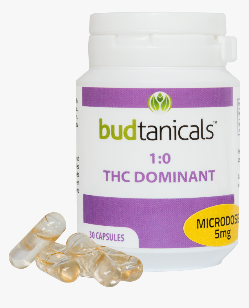 Budtanicals 50mg Thc Capsules, HD Png Download, Free Download
