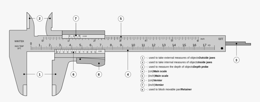 Vernier Caliper, HD Png Download, Free Download