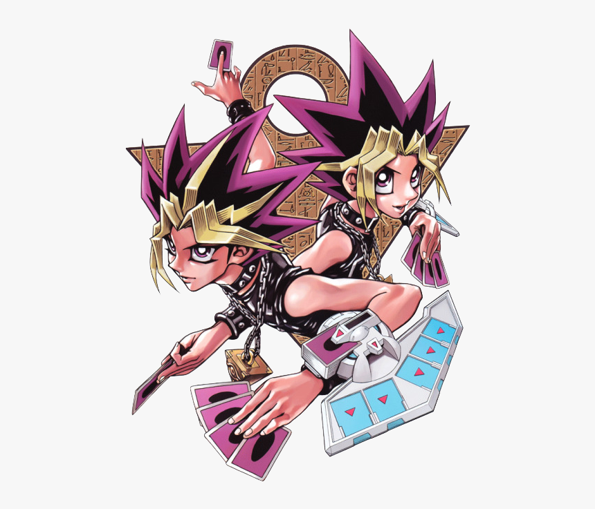 Yami No Yuugi And Yuugi From The Duel Art Illustration - Yu Gi Oh Transparent, HD Png Download, Free Download