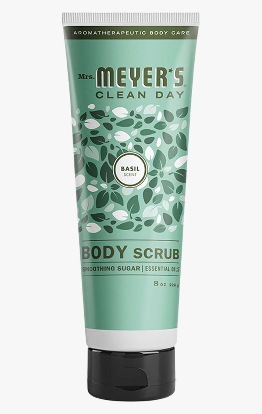 Mrs Meyers Basil Body Scrub - Mrs Meyers, HD Png Download, Free Download