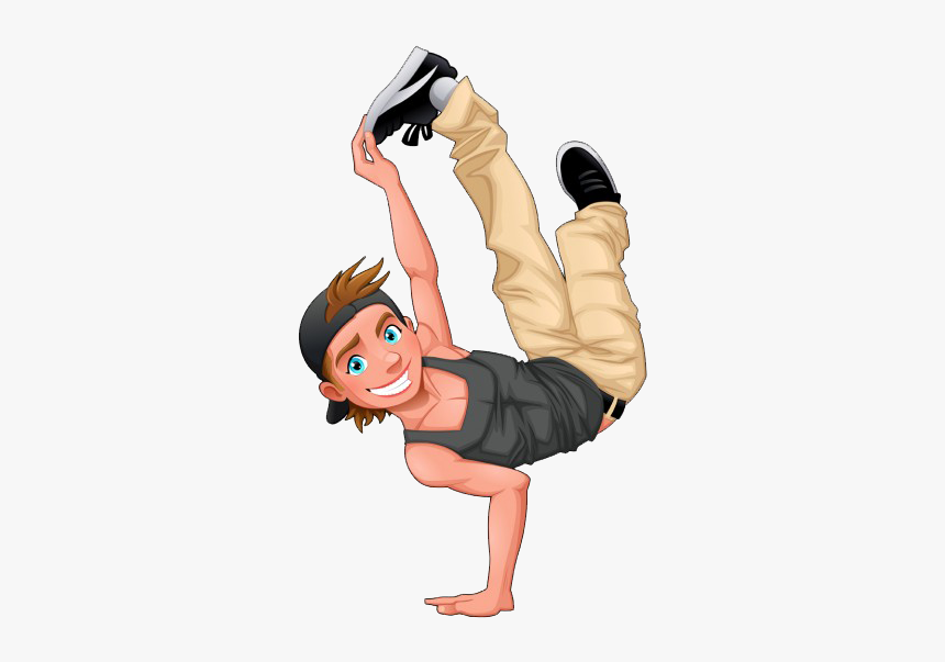 Break Dance Png Free Pic - Hip Hop Dancer Cartoon, Transparent Png, Free Download