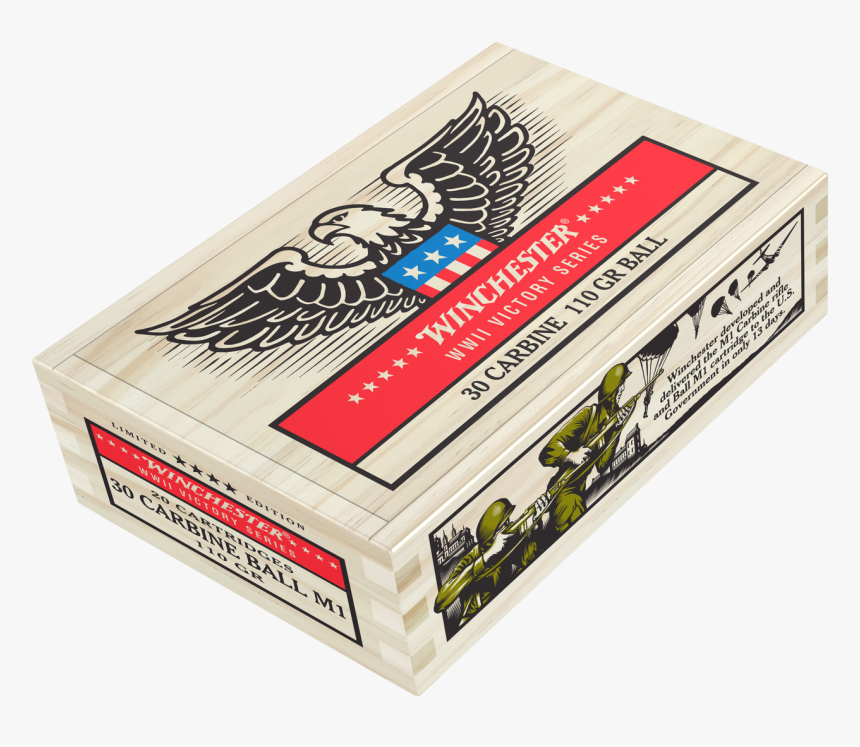 Winchester 30 Carbine Ammunition Wwii Victory Series - Colt Winchester Ammunition, HD Png Download, Free Download