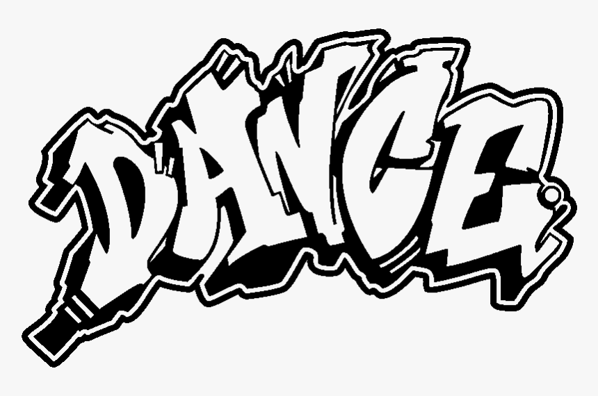 Sticker Graffiti Sticker Graffiti Dance Ambiance - Graffiti Drawing, HD Png Download, Free Download