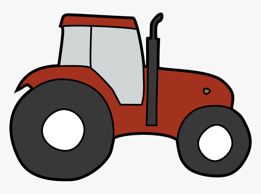 Tractor Vehicle Vector Clipart Image - Traktor Clipart, HD Png Download, Free Download