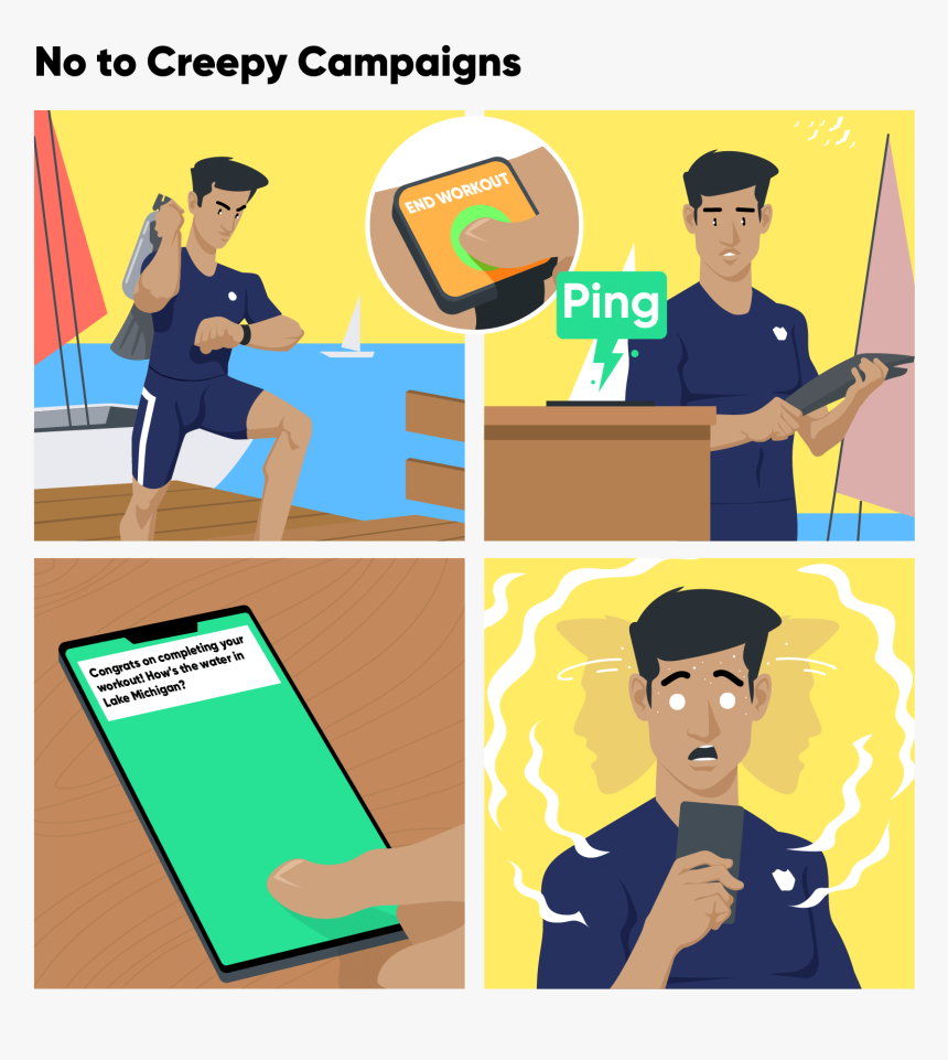 Webcomics Showing That Excessive Data Collection In - Cartoon, HD Png Download, Free Download