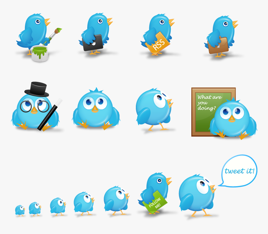 Twitter Icons, HD Png Download, Free Download
