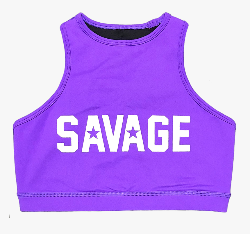 Savage Transparent Purple - Active Tank, HD Png Download, Free Download