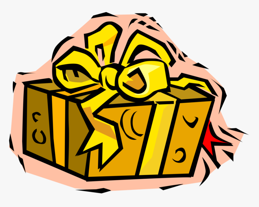 Vector Illustration Of Gift Wrapped Birthday, Anniversary,, HD Png Download, Free Download