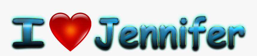 Jennifer Love Name Heart Design Png - Bittu Name, Transparent Png, Free Download