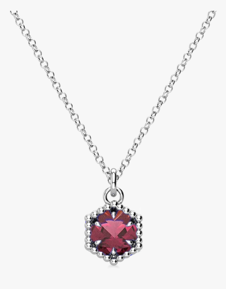 Loie 14k White Gold Rhodalite Garnet Necklace - Laura Preshong Ethical Fine Jewelry, HD Png Download, Free Download