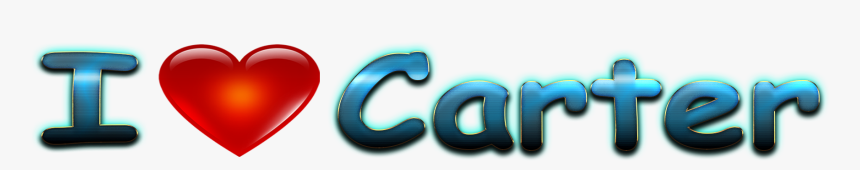 Carter Love Name Heart Design Png - Portable Network Graphics, Transparent Png, Free Download