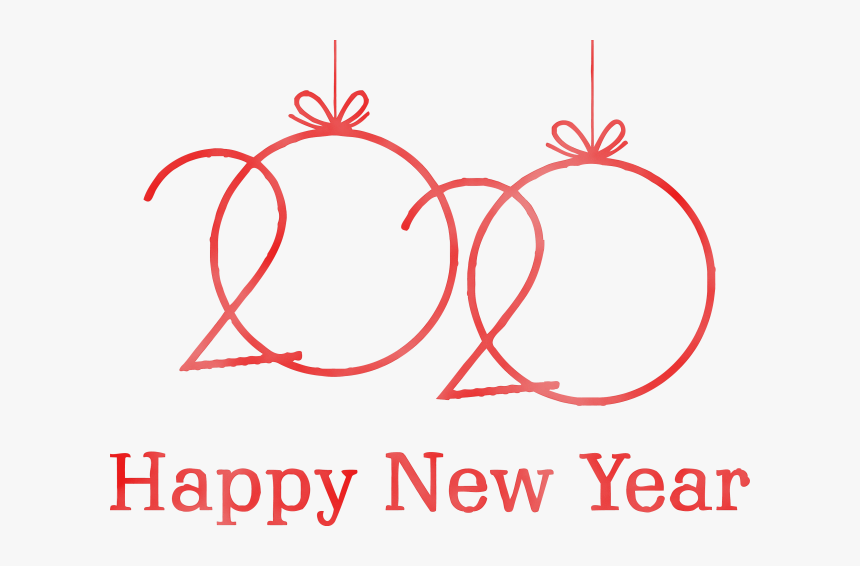 Happy New Year 2020 Modern, HD Png Download, Free Download