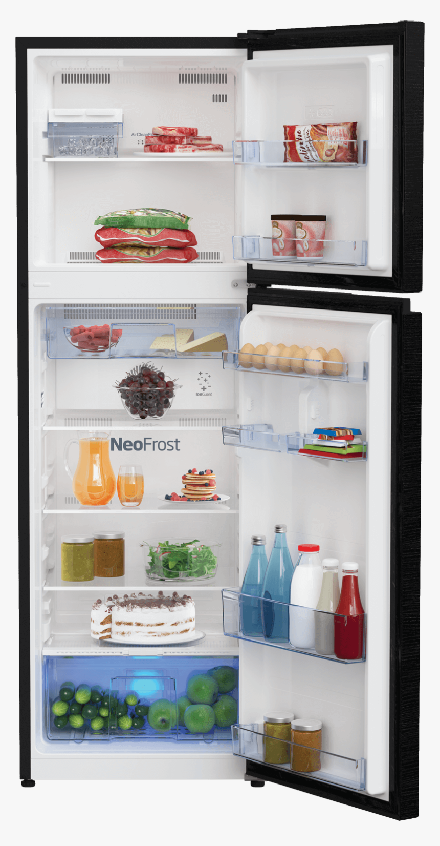 Fridge Freezer Rdnt271i50vzwb - Refrigerator Double Door Voltas, HD Png Download, Free Download