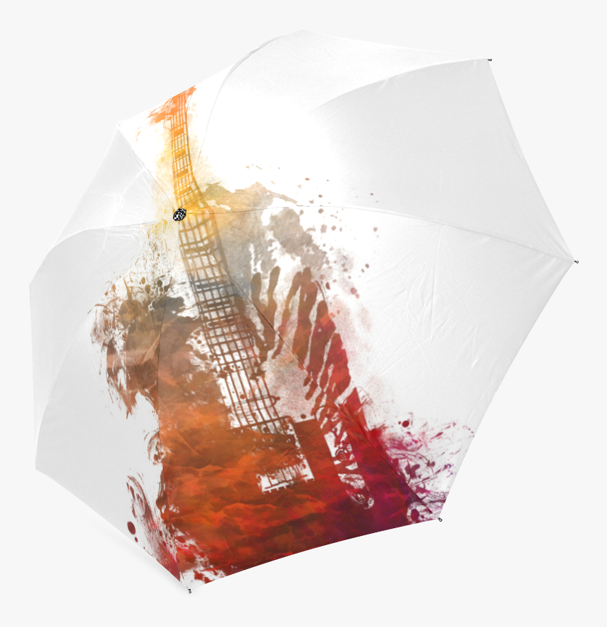 Guitar 3 Foldable Umbrella - Umbrella, HD Png Download, Free Download