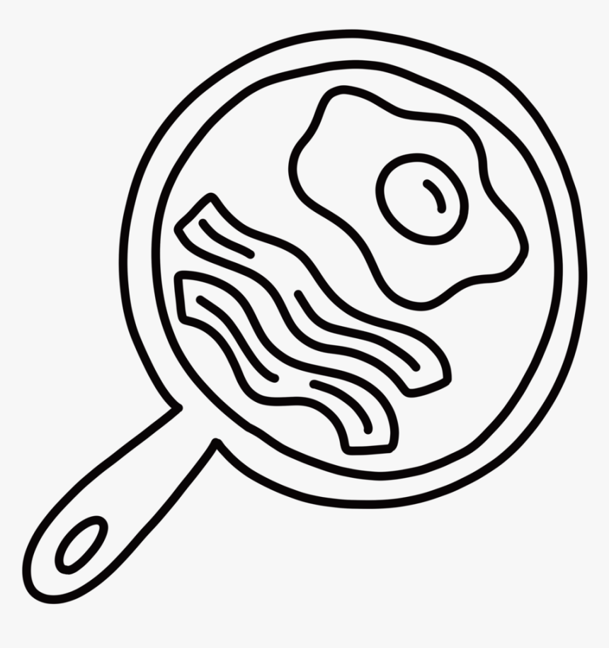 Holiday Icon Breakfast - Line Art, HD Png Download, Free Download