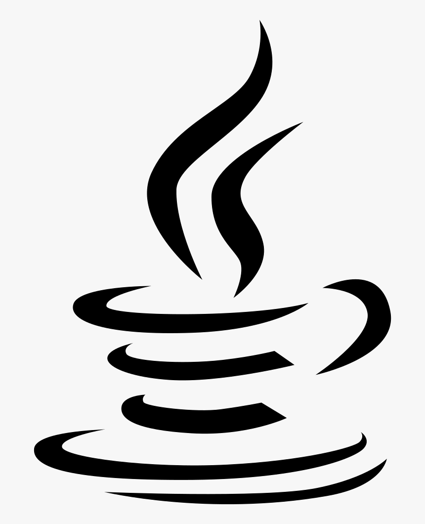 Java Logo - Java Black And White Png, Transparent Png, Free Download