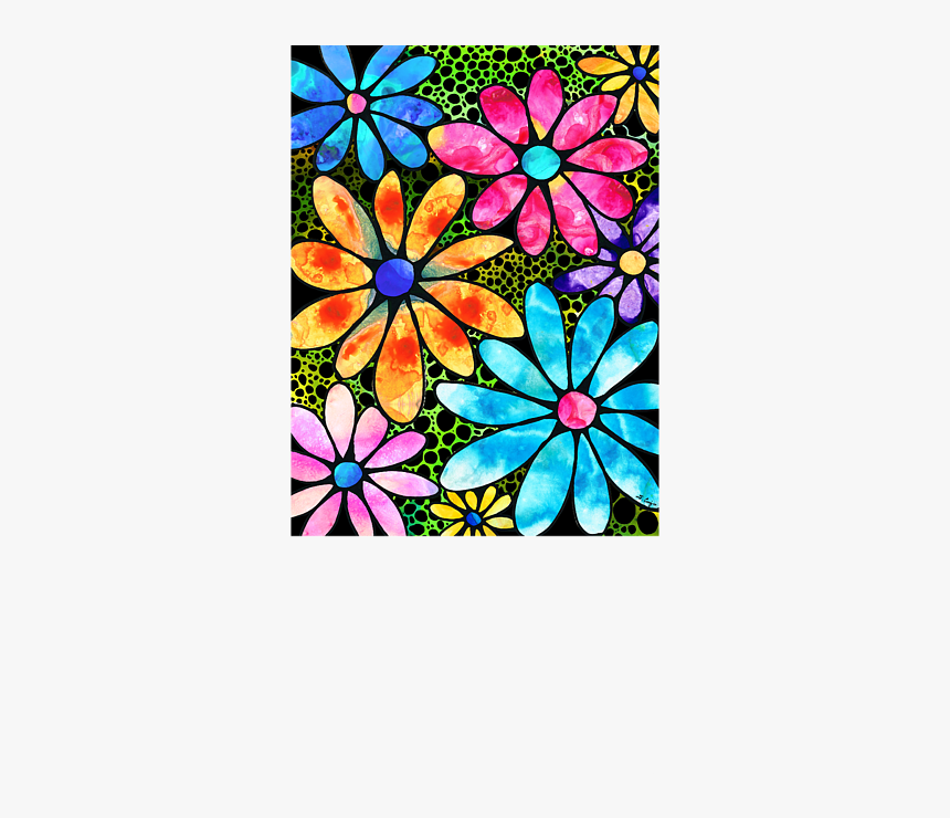 Floral Art Png, Transparent Png, Free Download