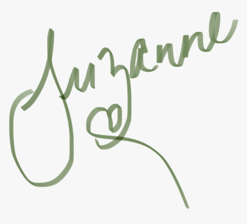 Suzanne Signature Png - Calligraphy, Transparent Png, Free Download