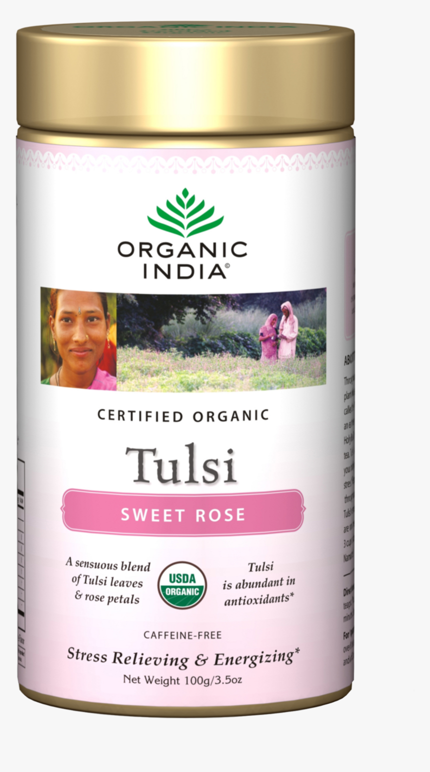 Organic India Rose Tulsi Tea, HD Png Download, Free Download