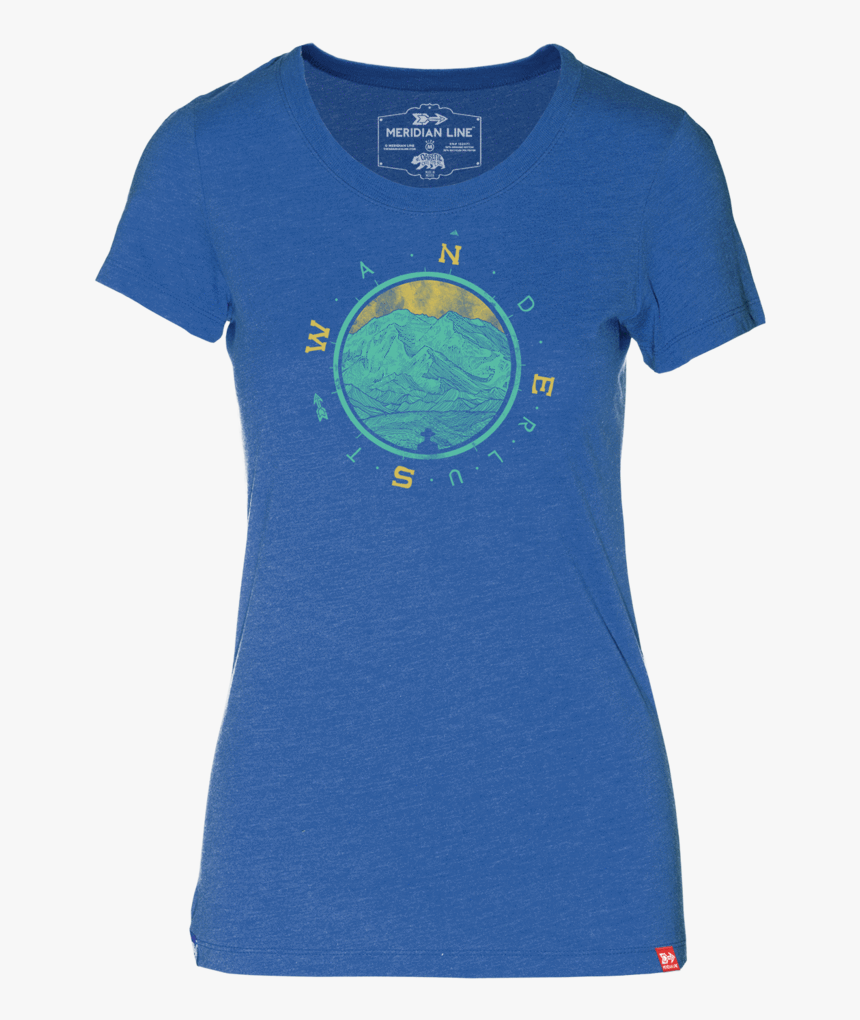 Wanderlust Women"s Triblend T-shirt - T-shirt, HD Png Download, Free Download