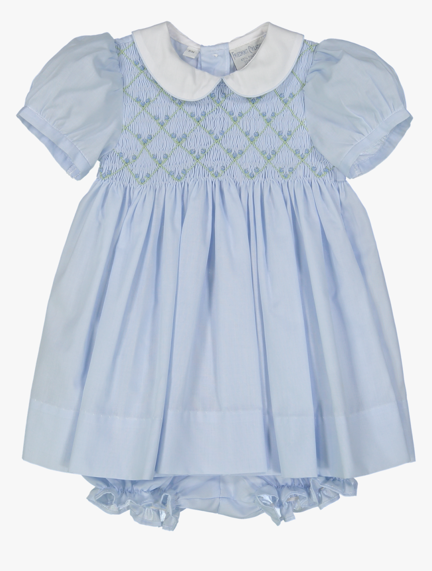 Baby Smocked Blue Dress, HD Png Download, Free Download